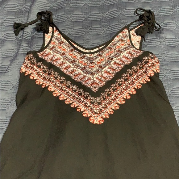 Black knee length sundress - Picture 1 of 1